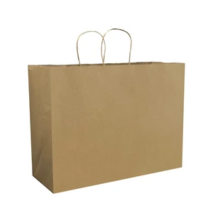 100Pcs Brown Paper Bags with Handles Bulk, 16x6x12 Inches,Large-sized Kraft Paper Shopping Bags&Gift Bags for Party FavorsGrocery Shopping & RetailReusable & Durable 100Pcs Brown Paper Bags with Handles Bulk, 16x6x12 Inches,Large-sized Kraft Paper Shopping Bags&Gift Bags for Party FavorsGrocery Shopping & RetailReusable & Durable