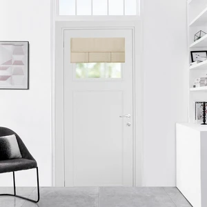 Soft Blackout Silk Look Satin Door Panels, Elegance French Door Curtains for Privacy, Easy Installed, Room Darkening (24W x 18L, 1 Panel, Beige) Soft Blackout Silk Look Satin Door Panels, Elegance French Door Curtains for Privacy, Easy Installed, Room Darkening (24W x 18L, 1 Panel, Beige)