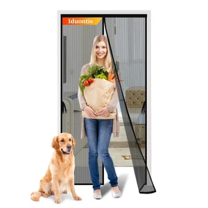 Magnetic Screen Door - Fits Door Opening 36 x 82 in, Actual Screen Size 38"x83", Hands Free Mesh Partition,Heavy Duty Curtain Keeps Bugs Out, Frame Hook & Loop, Pet and Kid Friendly Magnetic Screen Door - Fits Door Opening 36 x 82 in, Actual Screen Size 38"x83", Hands Free Mesh Partition,Heavy Duty Curtain Keeps Bugs Out, Frame Hook & Loop, Pet and Kid Friendly