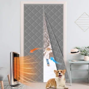 Insulated Door Curtain Fit 36x82in, Door Curtains Size 38x84in | Cover Block Cotton Magnetic Thermal Curtain for Winter, Thermal Doors Curtain for Doors Blocking Wind and Snow Insulated Door Curtain Fit 36x82in, Door Curtains Size 38x84in | Cover Block Cotton Magnetic Thermal Curtain for Winter, Thermal Doors Curtain for Doors Blocking Wind and Snow