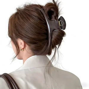 5.9 Inch Extra Large Hair Clips for Women, Glossy Big Butterfly Claw Clips for Thick Long Hair, Non Slip & Strong Hold, Jumbo Lady Shower Claw Clip, Neutral Hair Claws (Chocolate Brown) 5.9 Inch Extra Large Hair Clips for Women, Glossy Big Butterfly Claw Clips for Thick Long Hair, Non Slip & Strong Hold, Jumbo Lady Shower Claw Clip, Neutral Hair Claws (Chocolate Brown)