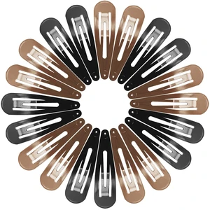 Hair Clips, Funtopia 40 Pcs 7cm/2.8 Inch Long No Slip Metal Hair Clip | Large Snap Hair Clips Barrettes Hairpins for Thick Hair (Brown, Black) Hair Clips, Funtopia 40 Pcs 7cm/2.8 Inch Long No Slip Metal Hair Clip | Large Snap Hair Clips Barrettes Hairpins for Thick Hair (Brown, Black)