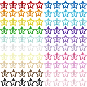 Star Hair Clips Y2K Multicolor Metal Hair Accessories-100PCS 1.18" | 2000s Star Snap Hair Barrettes Non Slip Metal Hair Clips for Girls Women Star Hair Clips Y2K Multicolor Metal Hair Accessories-100PCS 1.18" | 2000s Star Snap Hair Barrettes Non Slip Metal Hair Clips for Girls Women