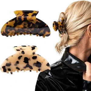 Claw Banana Clips tortoise Barrettes Celluloid French Design Barrettes celluloid Leopard print Large Fashion Accessories for Women Girls Claw Banana Clips tortoise Barrettes Celluloid French Design Barrettes celluloid Leopard print Large Fashion Accessories for Women Girls