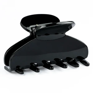 Medium Cute Acetate Hair Claw Clip for Women Girls, 3 Inch Elegant Black Claw Clips for Thin & Medium Thick Hair, Durable French Banana Clipwith Gift Box, Celluloid Accessories Medium Cute Acetate Hair Claw Clip for Women Girls, 3 Inch Elegant Black Claw Clips for Thin & Medium Thick Hair, Durable French Banana Clipwith Gift Box, Celluloid Accessories