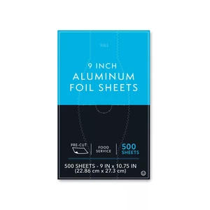Foil Sheets - Precut Foil Sheets - Pop Up Foil Sheets for Storing, Cooking Food - Premium Aluminum Foil Wraps - Single Foil Sheets 9 x 10.75 - 500 Sheets, Silver Foil Sheets - Precut Foil Sheets - Pop Up Foil Sheets for Storing, Cooking Food - Premium Aluminum Foil Wraps - Single Foil Sheets 9 x 10.75 - 500 Sheets, Silver