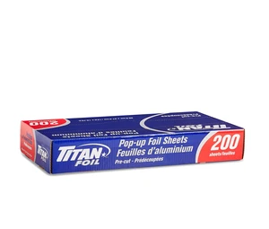 Aluminum Foil Sheets | Heavy Duty Tin Foil Sheets Food Safe for Sandwich Wrapping, Grilling, Baking, Cooking, Storage, Salon Hair Highlighting and More | Manga's Foil by Titan (200 sheets) Aluminum Foil Sheets | Heavy Duty Tin Foil Sheets Food Safe for Sandwich Wrapping, Grilling, Baking, Cooking, Storage, Salon Hair Highlighting and More | Manga's Foil by Titan (200 sheets)