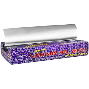 Pre-Cut Aluminum Foil Sheets, 12x10.75 Inches, 200 Sheets Pre-Cut Aluminum Foil Sheets, 12x10.75 Inches, 200 Sheets