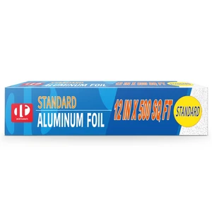 Standard Aluminum Foil 12" x 500 Sq Ft | Great for Grilling, Baking & Cooking, Food Storage & Preservation, Commercial Use Standard Aluminum Foil 12" x 500 Sq Ft | Great for Grilling, Baking & Cooking, Food Storage & Preservation, Commercial Use