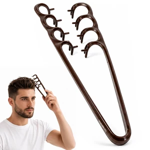 Texture Styling Comb, Wide Tooth Daily Grooming Comb (1pc-Brown) Texture Styling Comb, Wide Tooth Daily Grooming Comb (1pc-Brown)