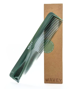 Quality Hair Comb for Men and Women, Recycled Ocean Plastic, 7 Inches length perfect for home and travel, Wide and Fine Tooth for thick, thin, wavy, straight and curly hair styling - GREEN Quality Hair Comb for Men and Women, Recycled Ocean Plastic, 7 Inches length perfect for home and travel, Wide and Fine Tooth for thick, thin, wavy, straight and curly hair styling - GREEN