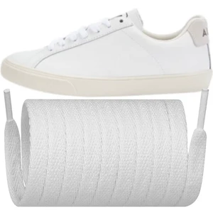 Shoe Laces for Veja Replacement Shoelaces Strings | 7MM Flat Laces | Material: Cotton | Color:White, Size:44Inch Shoe Laces for Veja Replacement Shoelaces Strings | 7MM Flat Laces | Material: Cotton | Color:White, Size:44Inch