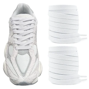 Flat Shoelaces for New Balance 9060, 574, 997, 998, White, 45in | 5/16"(8mm) Athletic Classic Shoe Laces Replacement Strings for Sneakers Flat Shoelaces for New Balance 9060, 574, 997, 998, White, 45in | 5/16"(8mm) Athletic Classic Shoe Laces Replacement Strings for Sneakers