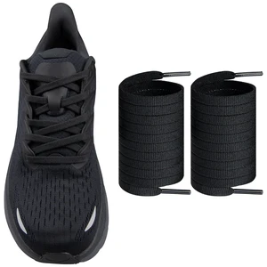 Shoe Laces for Hoka Replacement Shoelaces Strings | 6MM Flat Laces | Material: Polyester | Color:Black, Size:50Inch Shoe Laces for Hoka Replacement Shoelaces Strings | 6MM Flat Laces | Material: Polyester | Color:Black, Size:50Inch