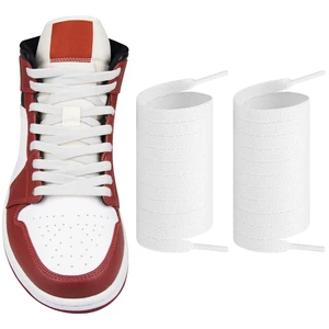 Shoe Laces for Air Jordan 1/2/3/4/5/6/7/8 Replacement Shoelaces | 8MM Flat Laces | Material: Polyester | Color:White, Size:65Inch Shoe Laces for Air Jordan 1/2/3/4/5/6/7/8 Replacement Shoelaces | 8MM Flat Laces | Material: Polyester | Color:White, Size:65Inch