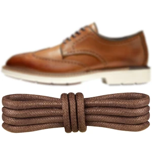 Shoe Laces for Cole Hann Replacement Shoelaces Strings | 3.3MM Waxed Dress Round Laces | Material: Cotton | Color: Brown | Size: 32Inch Shoe Laces for Cole Hann Replacement Shoelaces Strings | 3.3MM Waxed Dress Round Laces | Material: Cotton | Color: Brown | Size: 32Inch
