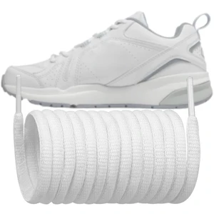 Shoe Laces for New Balance Replacement Shoelaces Strings | 6MM Oval Laces | Material: Polyester | Color:White, Size:45Inch Shoe Laces for New Balance Replacement Shoelaces Strings | 6MM Oval Laces | Material: Polyester | Color:White, Size:45Inch