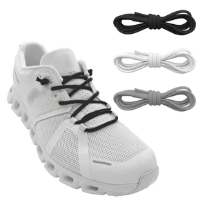 3 Pairs Elastic No Tie Shoe Laces, Stretch Round Replacement Shoestrings for Kids and Adults (Black+White+Gray) 3 Pairs Elastic No Tie Shoe Laces, Stretch Round Replacement Shoestrings for Kids and Adults (Black+White+Gray)