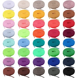 40 Pairs Colored Shoe laces 24 inches Flat Shoelaces Shoestrings | 40 Colors Flat Shoelaces Multipack Shoe Strings for Sneakers Skate Sport Shoes Boots, bright and stylish 40 Pairs Colored Shoe laces 24 inches Flat Shoelaces Shoestrings | 40 Colors Flat Shoelaces Multipack Shoe Strings for Sneakers Skate Sport Shoes Boots, bright and stylish