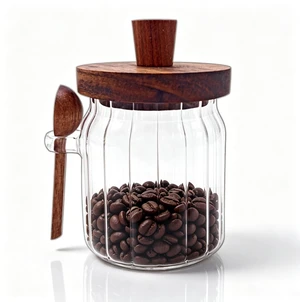 13 OZ Glass Jar with Lid and Spoon Airtight Glass Sugar Container Wide Mouth Clear Glass Coffee Storage Canister for Food Tea 13 OZ Glass Jar with Lid and Spoon Airtight Glass Sugar Container Wide Mouth Clear Glass Coffee Storage Canister for Food Tea