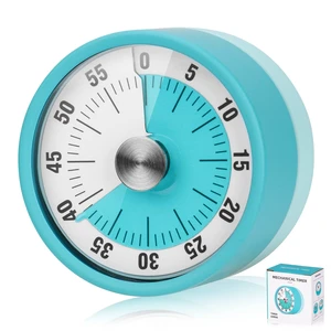 Timer, 60-Minute Visual Timer for Kids & Adults, Wind Up Timer with Magnetic Backing, Loud Ring Timers for Classroom, Study, Cooking, Exercise Timer, 60-Minute Visual Timer for Kids & Adults, Wind Up Timer with Magnetic Backing, Loud Ring Timers for Classroom, Study, Cooking, Exercise