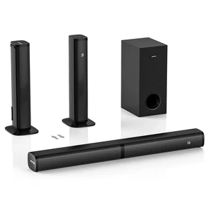 2.1 Sound Bar for Smart TV with Built-in Subwoofer, 6 Levels Voice Enhancement, 15 Inches Small TV Soundbar Speakers with Bluetooth 5.3/ARC/Optical/AUX/USB Connection, 3 EQ Modes, Wall Mount 2.1 Sound Bar for Smart TV with Built-in Subwoofer, 6 Levels Voice Enhancement, 15 Inches Small TV Soundbar Speakers with Bluetooth 5.3/ARC/Optical/AUX/USB Connection, 3 EQ Modes, Wall Mount