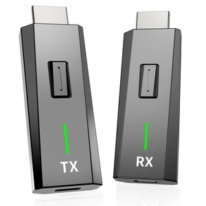 HDMI Transmitter and Receiver 328FT/100M, 4k Decode 1080P Output, Plug & Play Portable 2.4g/5g, Wireless Hdmi Extender Kit to Monitor from Laptop/PC/Projector/TV Box HDMI Transmitter and Receiver 328FT/100M, 4k Decode 1080P Output, Plug & Play Portable 2.4g/5g, Wireless Hdmi Extender Kit to Monitor from Laptop/PC/Projector/TV Box