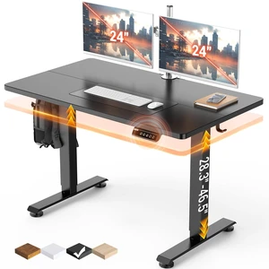 47.2 Inch Large Electric Standing Desk, Gaming Table, Black | Height Adjustable Sit Stand Up Computer Tables for Home Office, Study , Writing, Suit students, employees and group work 47.2 Inch Large Electric Standing Desk, Gaming Table, Black | Height Adjustable Sit Stand Up Computer Tables for Home Office, Study , Writing, Suit students, employees and group work