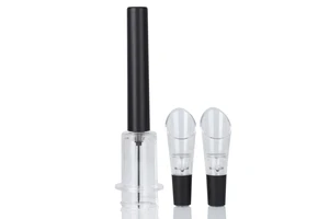 Air Pressure Pump Bottle Opener With Wine Pour Spout,Funny And Effortlessly Wine Opener+Efficient And Lightweight Wine Aerator Pourers,Great For Wine Lovers, Black (3) Air Pressure Pump Bottle Opener With Wine Pour Spout,Funny And Effortlessly Wine Opener+Efficient And Lightweight Wine Aerator Pourers,Great For Wine Lovers, Black (3)