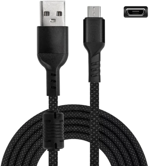 USB Cable 10-Foot (3m) Single Pack - USB-A to Micro USB 2.0 Replacement Cord, 12W Fast Charge & Data, Anti-Interference Ferrite Core, 180-Day Warranty, Compatible with Android/PS4/Kindle USB Cable 10-Foot (3m) Single Pack - USB-A to Micro USB 2.0 Replacement Cord, 12W Fast Charge & Data, Anti-Interference Ferrite Core, 180-Day Warranty, Compatible with Android/PS4/Kindle