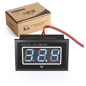 Universal Golf Cart Voltage Meter Battery Meter | Waterproof Blue LED Digital Voltmeter Gauge ,Wide for 12V 24V 36V 48V 60V 72V EZGO Club Car Yamaha,Display Range DC15V~120V Universal Golf Cart Voltage Meter Battery Meter | Waterproof Blue LED Digital Voltmeter Gauge ,Wide for 12V 24V 36V 48V 60V 72V EZGO Club Car Yamaha,Display Range DC15V~120V