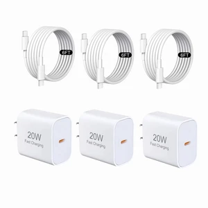20W USB C Charger Fast Charging with 6FT USB C Cable,Type C Charger for iPhone 17/17 Pro/17 Pro Max/16/15/15 Pro Max, Fast Charger for iPhone, USB-C Chargers for USB-C Devices 20W USB C Charger Fast Charging with 6FT USB C Cable,Type C Charger for iPhone 17/17 Pro/17 Pro Max/16/15/15 Pro Max, Fast Charger for iPhone, USB-C Chargers for USB-C Devices
