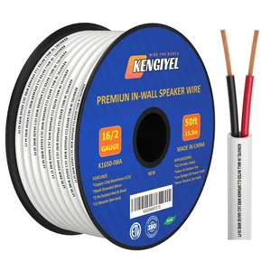 Wire 16 Gauge 50FT, 16 AWG Stranded PVC Extension Cord,CL2 Rated in-Wall Fire Safety Wire, 12V Low Voltage/Tinned Copper/Flexible Cable for Automotive Wiring, Lamp Cord, Marine Cable,CCA Wire 16 Gauge 50FT, 16 AWG Stranded PVC Extension Cord,CL2 Rated in-Wall Fire Safety Wire, 12V Low Voltage/Tinned Copper/Flexible Cable for Automotive Wiring, Lamp Cord, Marine Cable,CCA