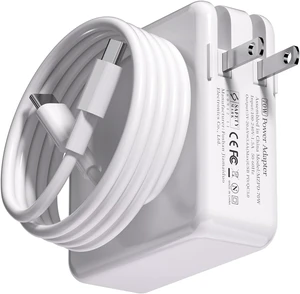 70W USB-C Power Adapter for MacBook Air 13 & 15(M1-M4 20202025) PD Fast Charger with Foldable Plug Lightweight Travel-Ready Design for Home Office & On-the-Go Use 70W USB-C Power Adapter for MacBook Air 13 & 15(M1-M4 20202025) PD Fast Charger with Foldable Plug Lightweight Travel-Ready Design for Home Office & On-the-Go Use
