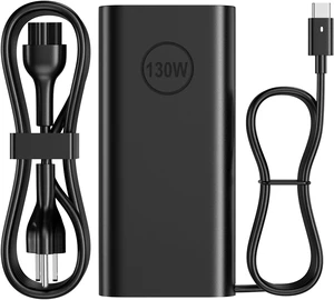 Laptop Charger USB C 130W Type C AC Adapter for XPS Latitude Precision Laptop Charger USB C 130W Type C AC Adapter for XPS Latitude Precision