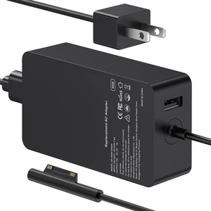 65W Surface Pro Charger for Microsoft Surface Pro 7/6/4/3/8/9/11/5 65W Surface Pro Charger for Microsoft Surface Pro 7/6/4/3/8/9/11/5