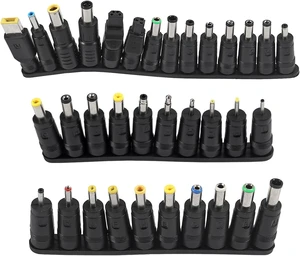 34Pcs Universal 5.5mm x 2.1mm DC AC Connector Power Adapter Tips Connector Power Socket Kits Compatible with Thinkpad Laptop Charger Power Supply Convert Plug Set 34Pcs Universal 5.5mm x 2.1mm DC AC Connector Power Adapter Tips Connector Power Socket Kits Compatible with Thinkpad Laptop Charger Power Supply Convert Plug Set