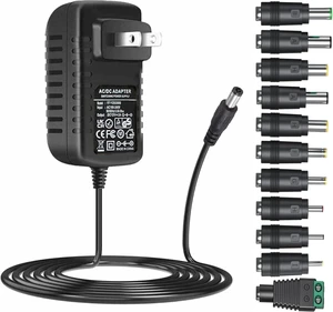 Universal AC Adapter 12V 2A Power Supply Charger 24W AC110V to DC12V 2000mA 1500mA 1000mA 500mA Power Driver 11 DC Plug Tips 12 Volt Converter Inverter Transformer ac dc Adapter(DC12V~2A) Universal AC Adapter 12V 2A Power Supply Charger 24W AC110V to DC12V 2000mA 1500mA 1000mA 500mA Power Driver 11 DC Plug Tips 12 Volt Converter Inverter Transformer ac dc Adapter(DC12V~2A)