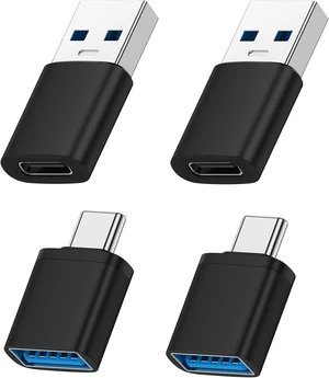USB to USB C Adapter & USB C to USB 3.0 OTG Adapter Combo 4-Pack 10Gbps USB to USB C Adapter & USB C to USB 3.0 OTG Adapter Combo 4-Pack 10Gbps