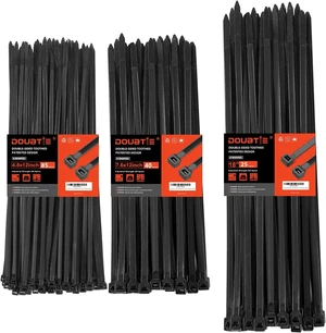 Zip Ties Heavy Duty 12+12+18 Inch V-Shaped Toothed Double Sided Assorted Size With 200 LBS Tensile Strength Cable Wire Ties Adjustable More Durable Nylon Tie Wraps for Indoor Outdoor150 Pack Zip Ties Heavy Duty 12+12+18 Inch V-Shaped Toothed Double Sided Assorted Size With 200 LBS Tensile Strength Cable Wire Ties Adjustable More Durable Nylon Tie Wraps for Indoor Outdoor150 Pack