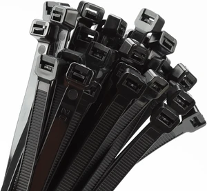 18 inch Black Zip Ties Heavy Duty 100 PACK 220 LBS Ultra Exclusive Strong Plastic Wire Ties Large Cable Ties Extra Long Tie Wraps Indoor and Outdoor UV Resistant 18 inch Black Zip Ties Heavy Duty 100 PACK 220 LBS Ultra Exclusive Strong Plastic Wire Ties Large Cable Ties Extra Long Tie Wraps Indoor and Outdoor UV Resistant