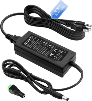 24V Power Supply 3A AC Adapter 100-240V 50-60hz to 24VDC 13.4FT 24V Power Supply 3A AC Adapter 100-240V 50-60hz to 24VDC 13.4FT