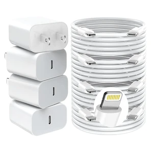 iPhone Charger Fast Charger USB C Charger 4 Pack 6FT Lightning Cable iPhone Charger Fast Charger USB C Charger 4 Pack 6FT Lightning Cable