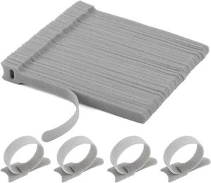 120 PCS 6 Inch Reusable Cable Ties Cable Management 120 PCS 6 Inch Reusable Cable Ties Cable Management