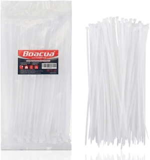 White Zip Ties Heavy Duty 12 inch 100 Pack 50LB Cable Ties Clear Zipties White Zip Ties Heavy Duty 12 inch 100 Pack 50LB Cable Ties Clear Zipties