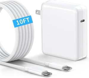 Mac Book Pro Charger-70W USB C Power Adapter with 10FT Nylon Braided Cable Mac Book Pro Charger-70W USB C Power Adapter with 10FT Nylon Braided Cable