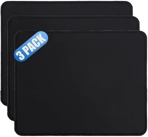 3-Pack Mouse Pad 10.2x8.3 Inch Computer & Gaming Mouse Mat with Ultra-Smooth Surface Non-Slip Rubber Base Anti-Fray Stitched Edges Portable & Washable Fits Wired & Wireless Mouse by BESELLER 3-Pack Mouse Pad 10.2x8.3 Inch Computer & Gaming Mouse Mat with Ultra-Smooth Surface Non-Slip Rubber Base Anti-Fray Stitched Edges Portable & Washable Fits Wired & Wireless Mouse by BESELLER
