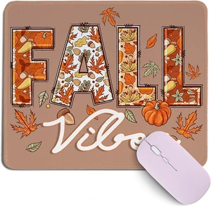 Cztulip Fall Vibe Mouse Pad Rustic Retro Maple Leaf Pumpkin Acorn Mouse Mat Cztulip Fall Vibe Mouse Pad Rustic Retro Maple Leaf Pumpkin Acorn Mouse Mat