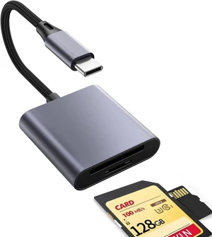1PCS USB C to SD Card Reader Supports SD and TF Memory Cards 1PCS USB C to SD Card Reader Supports SD and TF Memory Cards