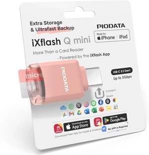 MFi USB-C Micro SD Card Reader for iPhone iPad & Android Pink MFi USB-C Micro SD Card Reader for iPhone iPad & Android Pink
